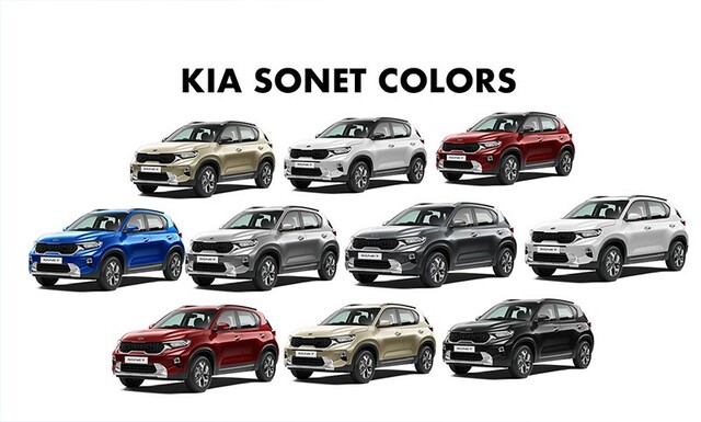 Màu sắc của KIA SONET phiên bản 2022