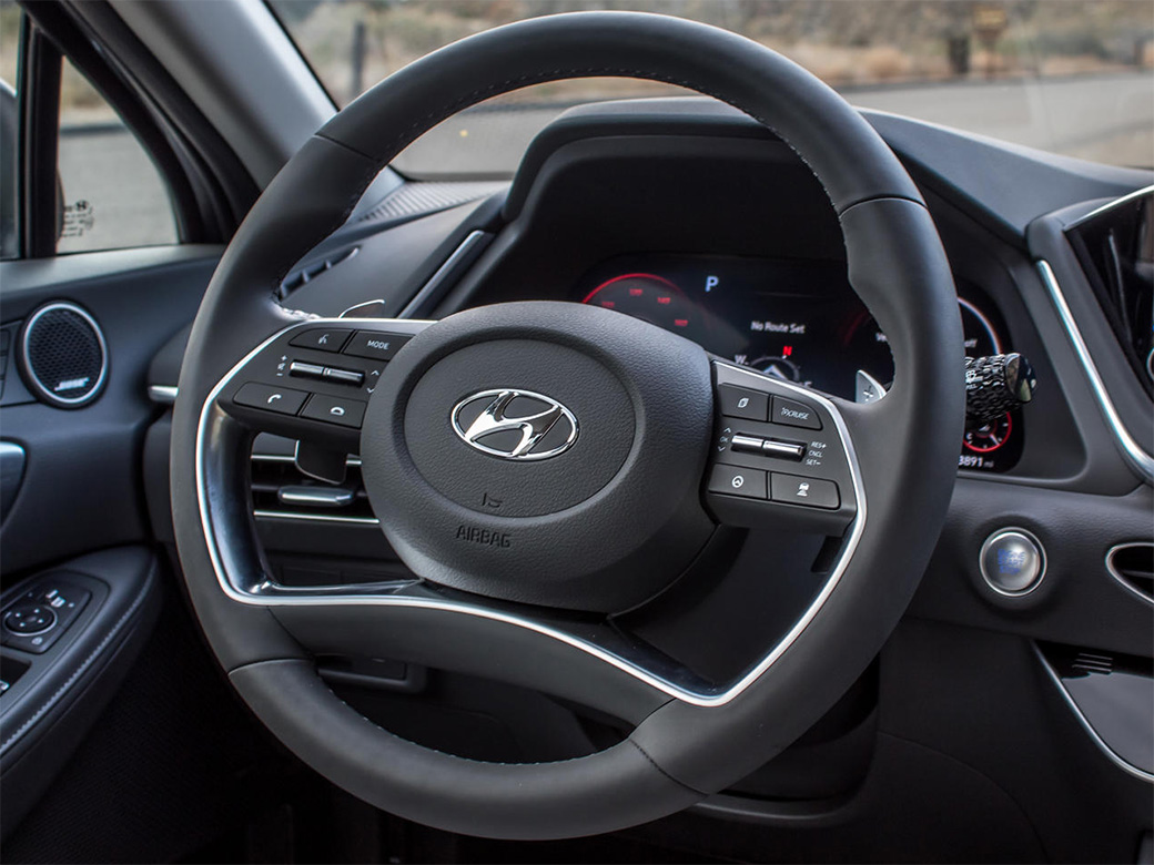 Các nút chức năng vô lăng Hyundai Sonata 2023